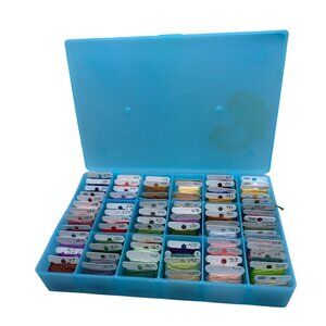 DMC Assorted Embroidery Floss Skeins with Organizer for Cross Stitch